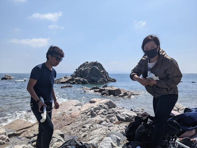 ダイブショップサンライズ　志賀島でダイビング