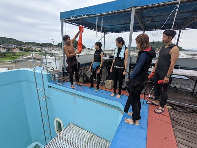 ダイブショップサンライズ　オープンウォーター講習