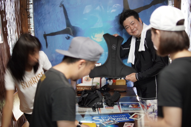 ダイブショップサンライズ　志賀島でダイビング