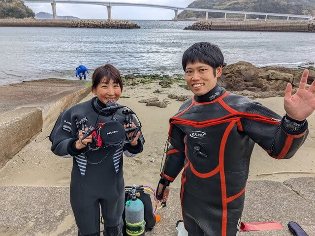 ダイブショップサンライズ　　辰ノ口ダイビング