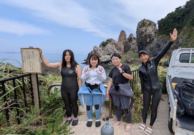 立神岩ダイビング