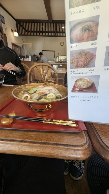 唐津　ランチ　ちゃんぽん　大手門食堂