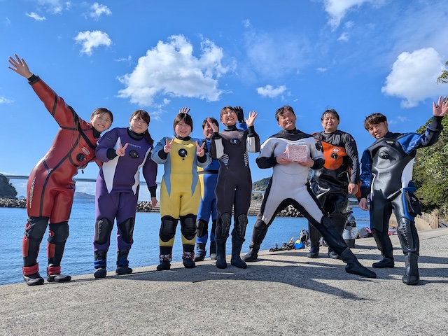 辰ノ口ダイバー集合写真