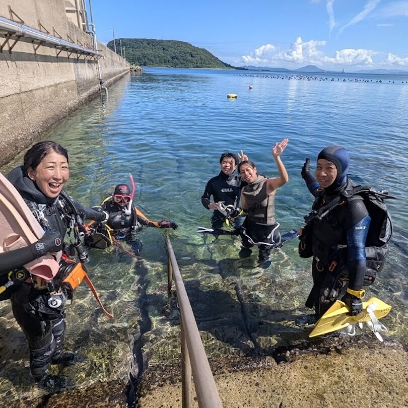 サンライズ店長とダイバー