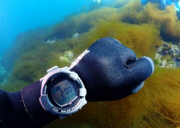 水温マイナス２度