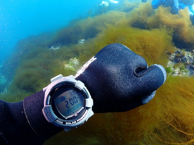 水温マイナス2度