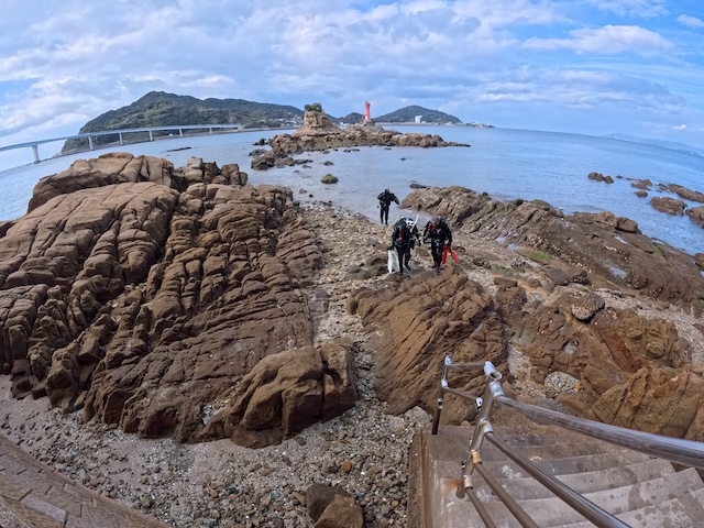 辰ノ口ダイビングエントリー長崎