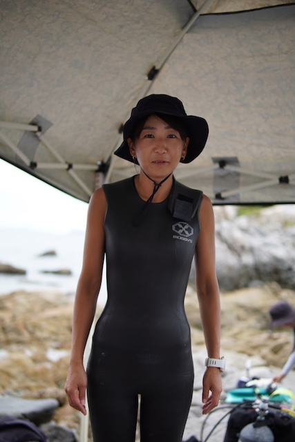 ロクハン女子ダイバーダイブショップサンライズ店長