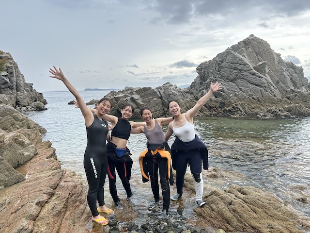 志賀島　ダイビング　水着