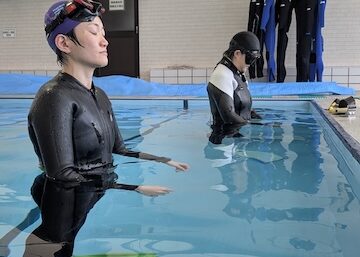 素潜り　女子