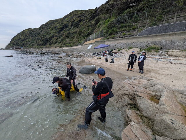 志賀島　白瀬　磯遊び