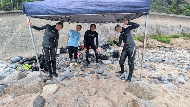 志賀島　白瀬