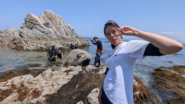 美女 ダイバー