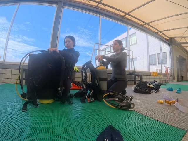 器材セッティング