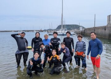 唐津で体験ダイビング