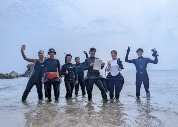 志賀島　ダイバー