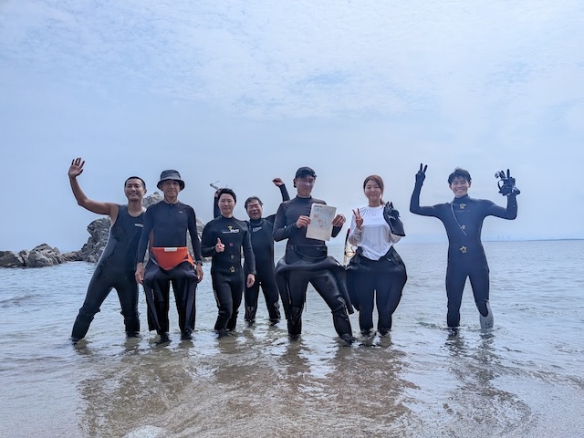 志賀島　ダイバー