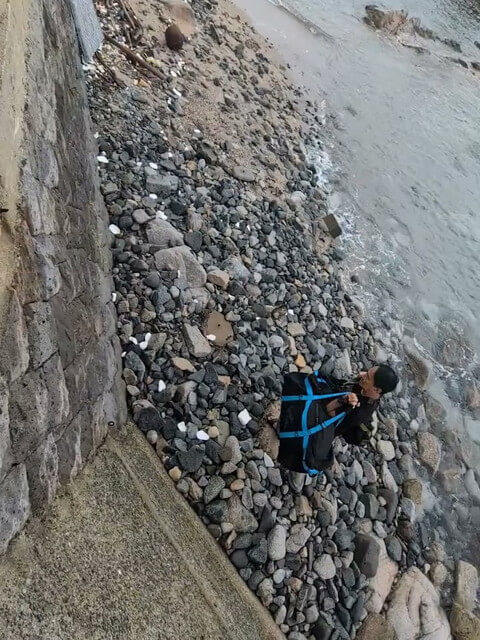 志賀島　白瀬