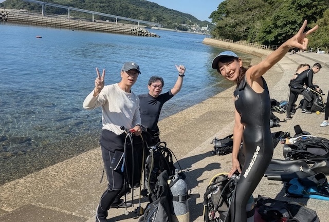 おじさんダイバー